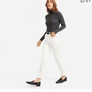 Everlane Women's White Cheeky Jeans